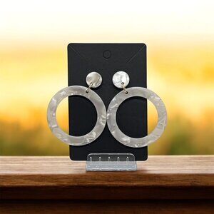 Zenzii Gold-Tone Acetate Tortoise Shell-Look Boho Drop Earrings